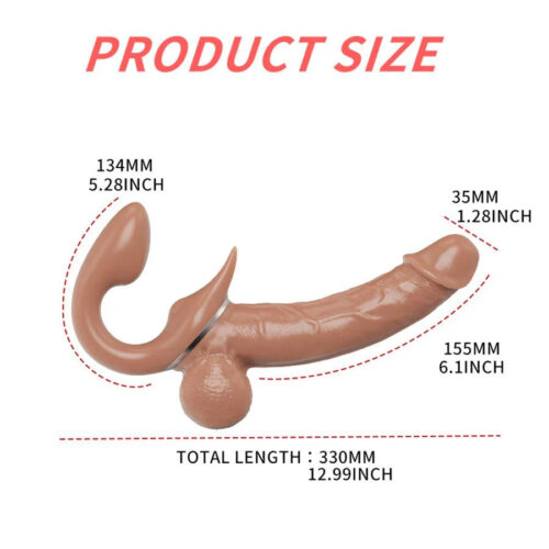Yeain Lesbian Strapless Strap On Dildo Vibrator - Image 6