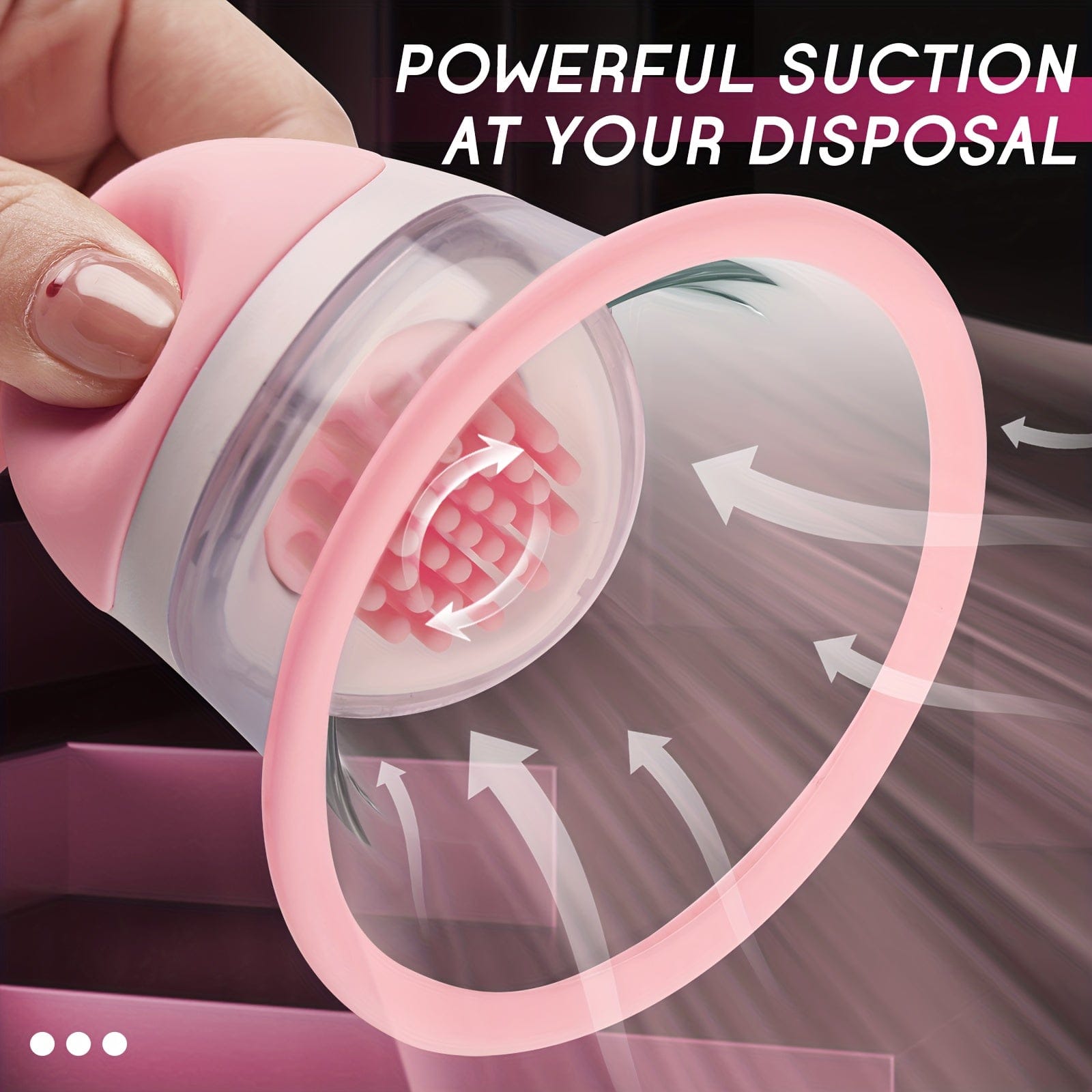 AAV Tongue Licking Sucking Massager Vibrator Perfect Couple Sex Toy - main product photo