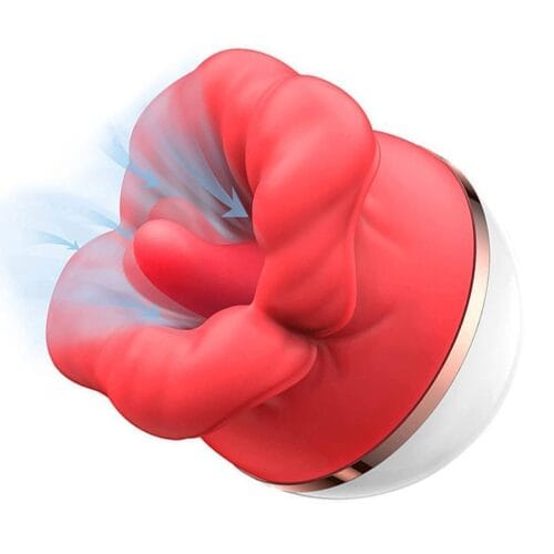 Big Mouth Tongue Licking Swinging Suction Vibration Oral Sex Toy - product photo 3