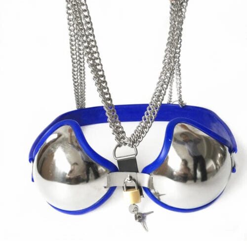 Black emperor female chastity belt bdsm chastity bra - product photo 3