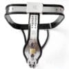 Black Emperor Stainless Steel Metal Female Y-Type Chastity Pants - main product photo