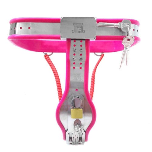 Black Emperor Stainless Steel Metal Female Y-Type Chastity Pants - product photo 9