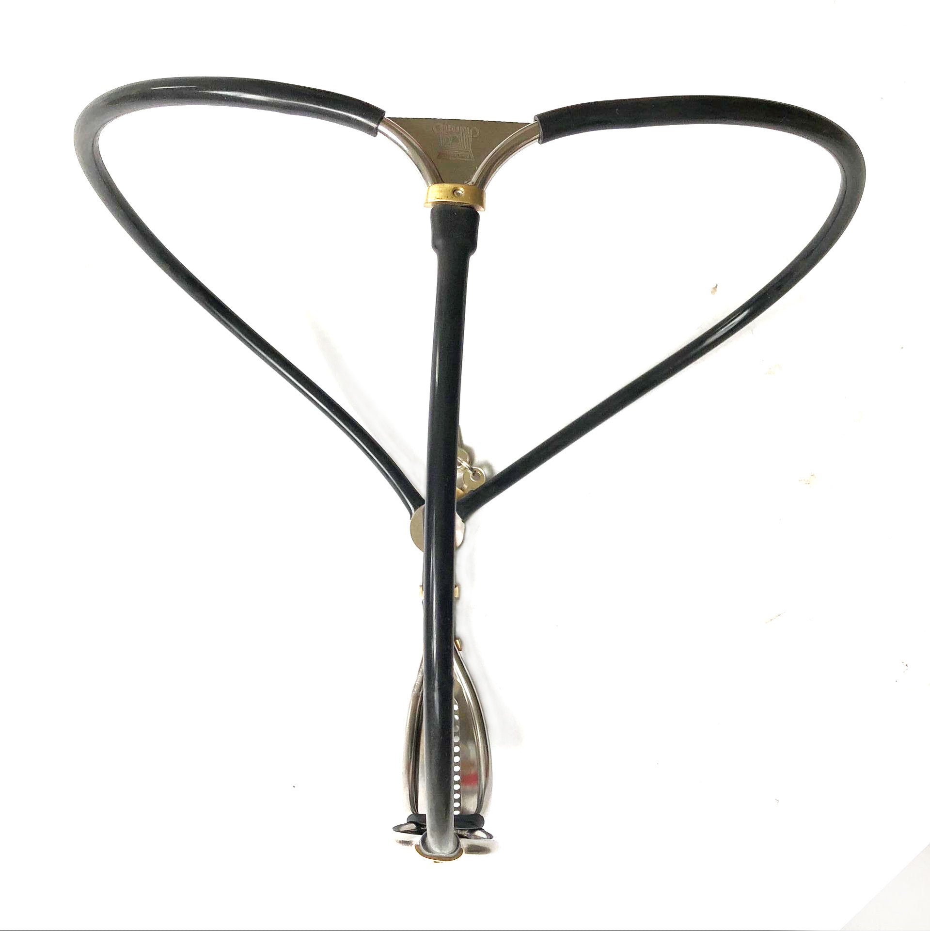 Black Emperor Y-Type Female Chastity Trousers Stainless Steel Stealth Chastity Belt - product photo 5