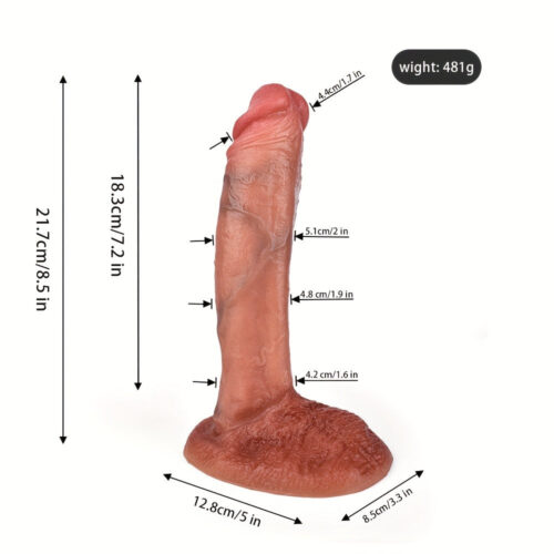 FAAK-G197 Silicone Realistic Dildo Strap On Dildo With Suction Cup - Image 4