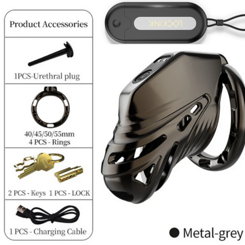LOCKINK Estim Eel APP Long Distance Chastity Cage - Image 12