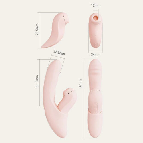 SVAKOM Fatima Sucking Push blasting Heating Vibrator - Image 8