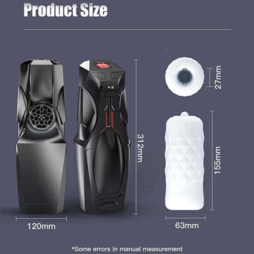 Drywell Lamborghini Automatic Thrusting Male Masturbator - product photo 4