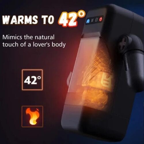 Easylive 6 Automatic Thrusting Vibrating Heating Blowjob Male Masturbators - product photo 5