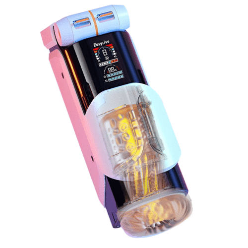 EasyLive NO8 Cup Newly Upgraded Swing Telescopic and Voice Interactive Masturbator Cup - main product photo