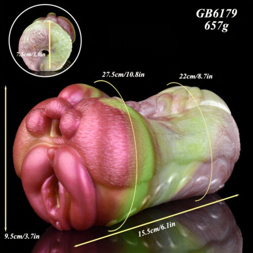 Bristle Monster Silicone Pocket Pussy Penis Exercise Masturbator - Image 7