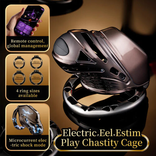 LOCKINK Estim Eel APP Long Distance Chastity Cage - Image 3