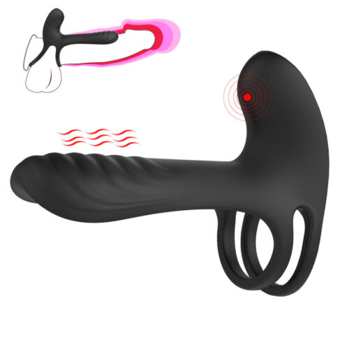 SHD Strap On Cock Ring Vagina Clitoris Stimulator - Image 2