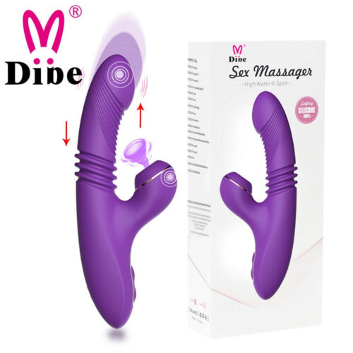 Dibe Olivia multifunctional telescopic sucking G spot vibrator - Image 4