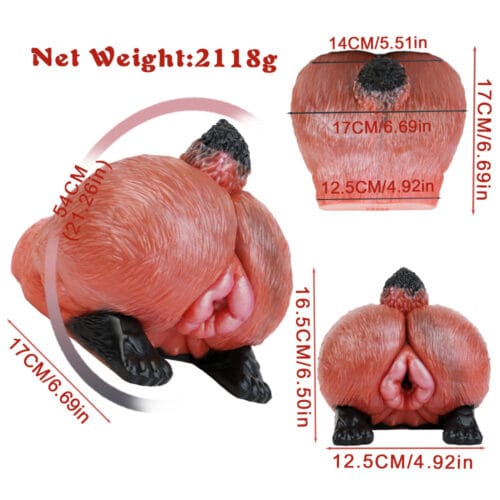 Fox Pussy Torso Buttocks Sex Doll - product photo 2