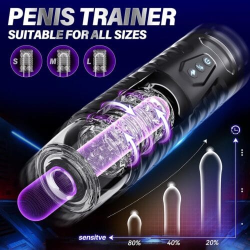 HANNIBAL Automatic Male Masturbator with 7 Thrusting 7 Rotating - product photo 5