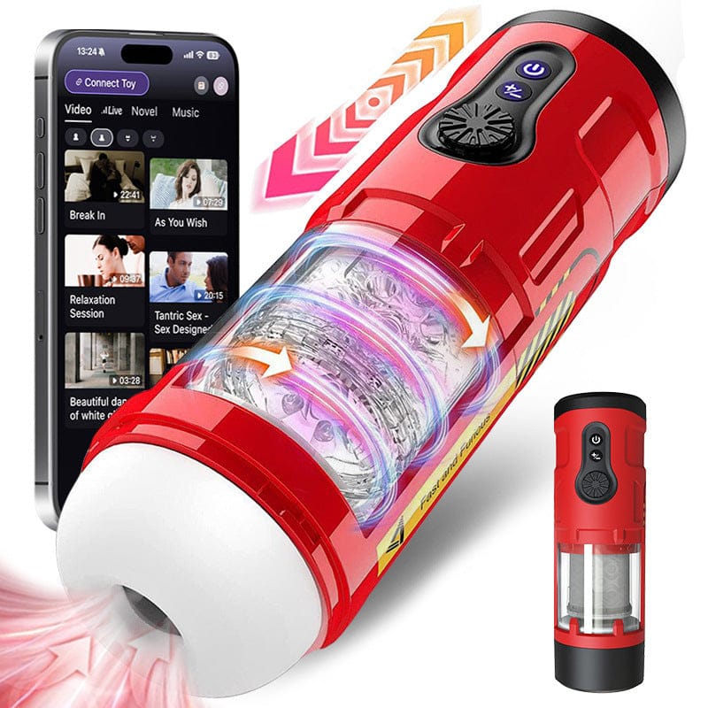 Hannibal New Automatic Male Masturbators Cup With Rotating & Thrusting & Vibrating - product photo 2