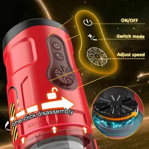 Hannibal New Automatic Male Masturbators Cup With Rotating & Thrusting & Vibrating - product photo 4