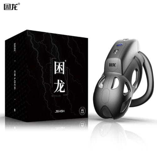 JEUSN Male electric shock chastity cage APP control remote control - main product photo