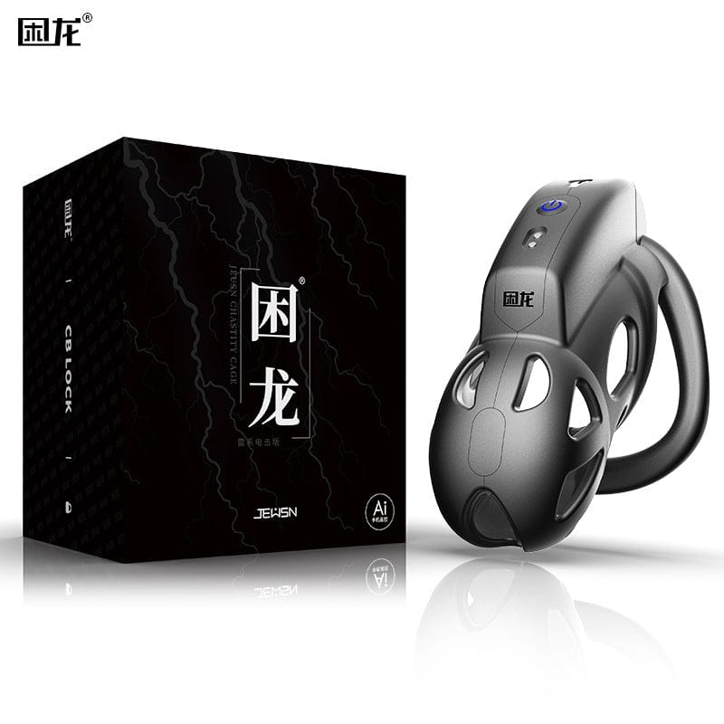 JEUSN Male electric shock chastity cage APP control remote control - main product photo