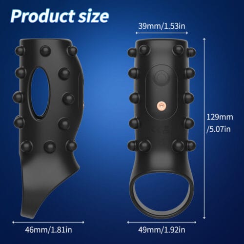 LeiLu Delay Trainer Vibrating Penis Cock Ring - product photo 9