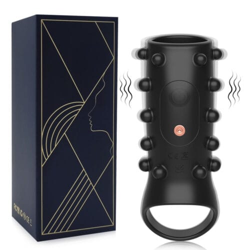 LeiLu Delay Trainer Vibrating Penis Cock Ring - product photo 10