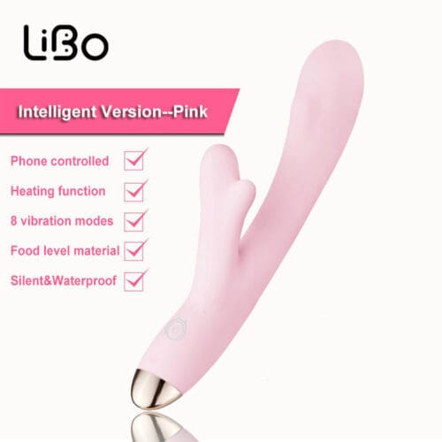 LIBO Intelligent APP Control Heating G Spot Vibrator Wand - product photo 12