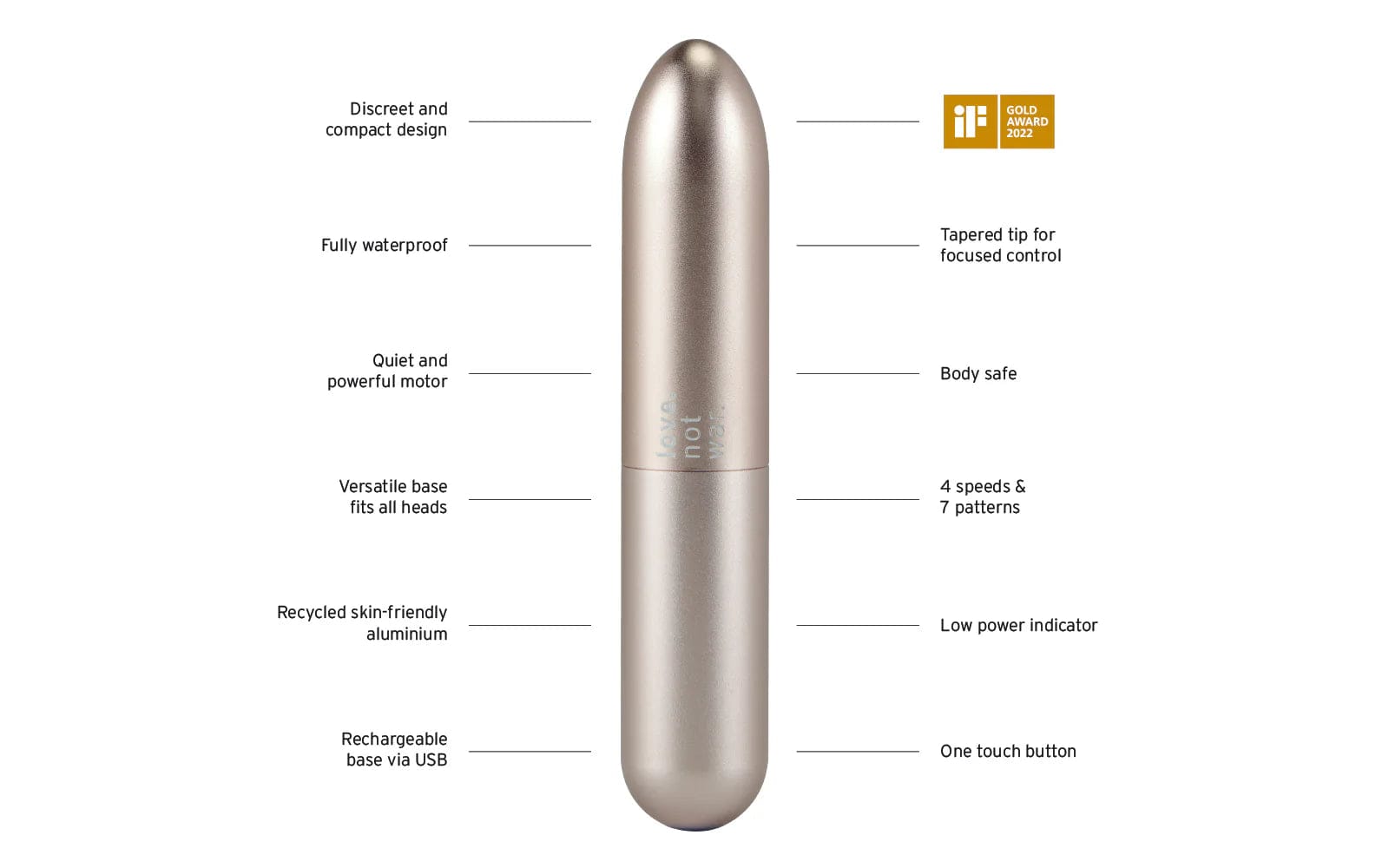 LNW Maya Quiet Bullet Vibrator for Targeted Stimulation - product photo 6