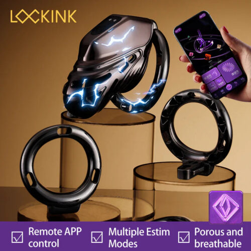 LOCKINK Estim Eel APP Long Distance Chastity Cage - main product photo