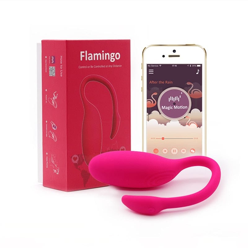 Magic Motion flamingo app-controlled egg vibrator, a wearable option for long-distance play