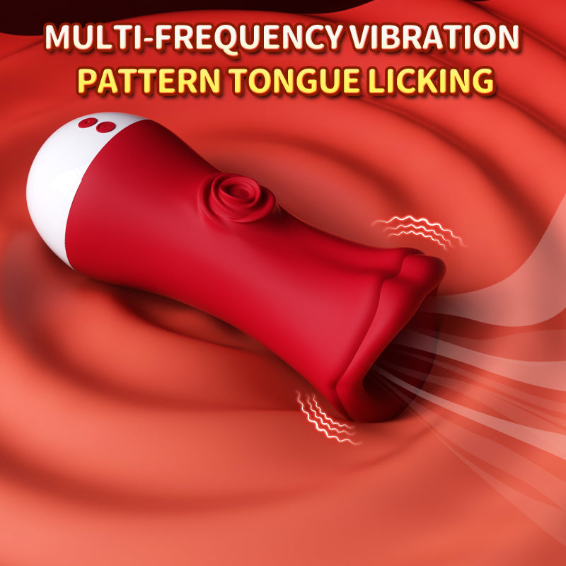 New Deep throat sucking Red lip airplane cup oral love for men - product photo 4