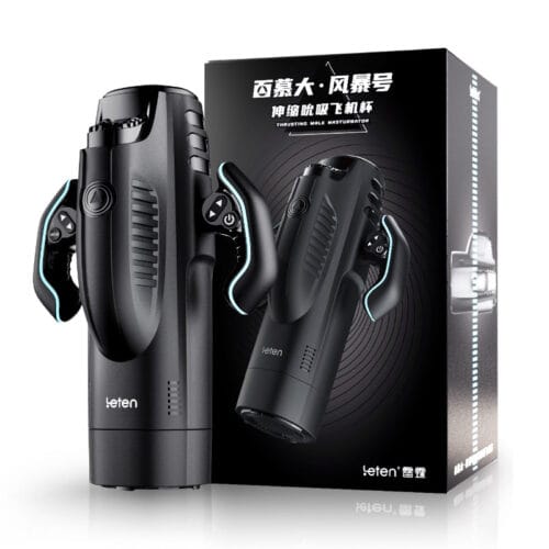 New Leten Bermuda Automatic Telescopic Sucking Heating Strong Male Masturbator - product photo 7