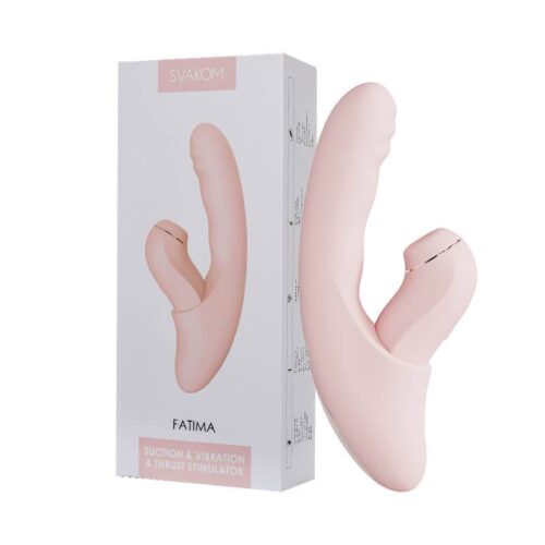 SVAKOM Fatima Sucking Push blasting Heating Vibrator - Image 3