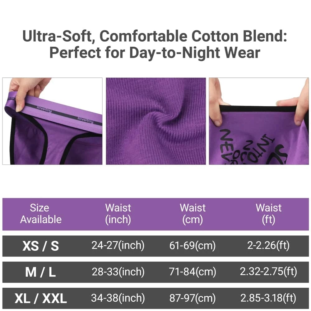 Purple Slide Vibrating Panties Paired With Remote Control Bullet - product photo 6