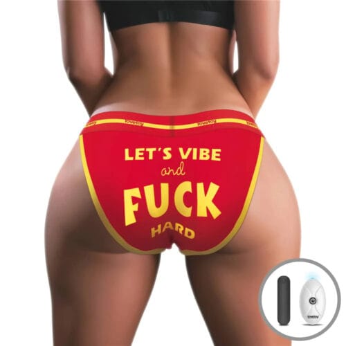 Red Fuck Vibrating Sexy Panties Paired With Remote Control Bullet - main product photo