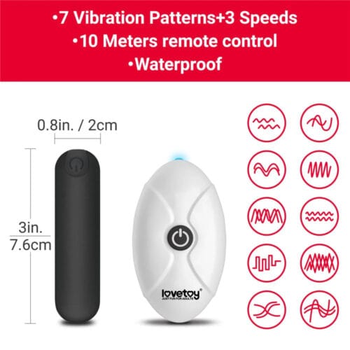 Red Fuck Vibrating Sexy Panties Paired With Remote Control Bullet - product photo 4