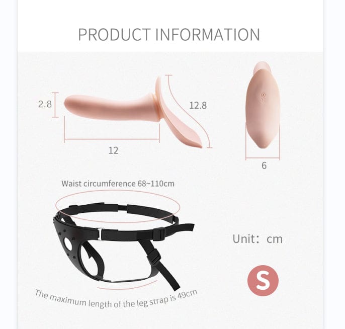Roomfun CH-003 Dual vibration Strap-on Harness Dildo - product photo 8