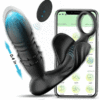Samurai 9 Thrusting Remote Control Anal Prostate Massager With Cock Ring - main product photo