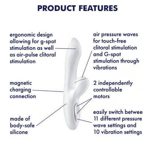 Satisfyer Pro+ G-spot sucking rabbit vibrator - product photo 2