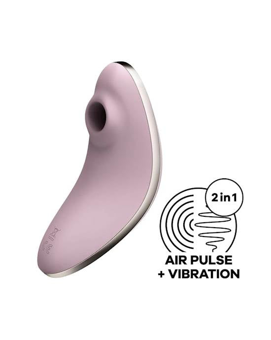 Satisfyer Vulva Lover 1 Air Pulse stimulator 2 in1 Pressure Wave Vibrator - main product photo