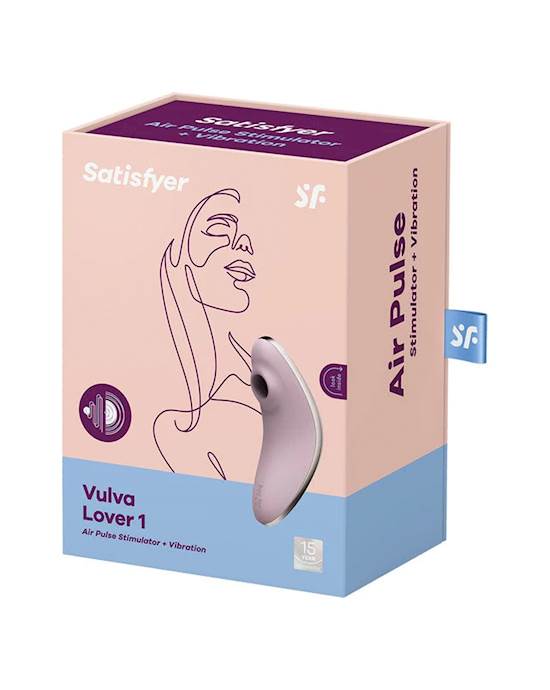 Satisfyer Vulva Lover 1 Air Pulse stimulator 2 in1 Pressure Wave Vibrator - product photo 4