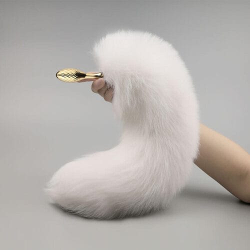 Sevanda fox tail fur ball tail cosplay SM sextoy - product photo 2