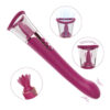 SHD H004 3 in 1 Clitoral Sucking G Spot Vibrator & Clit Licking Tongue - main product photo