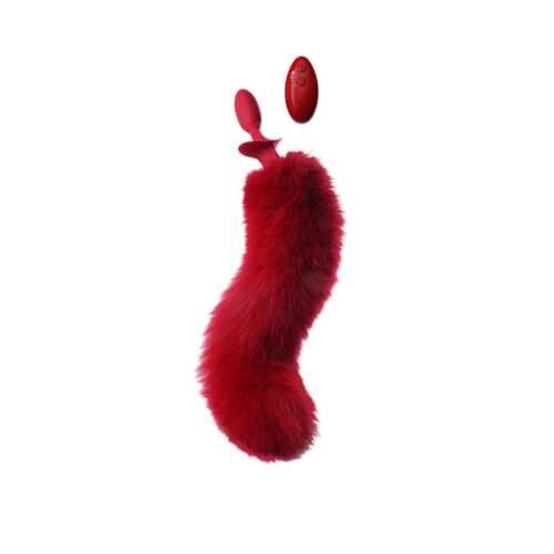 UPKO Remote control Swinging&Vibrating Anal Plug With Fox Fur Tail - Image 12