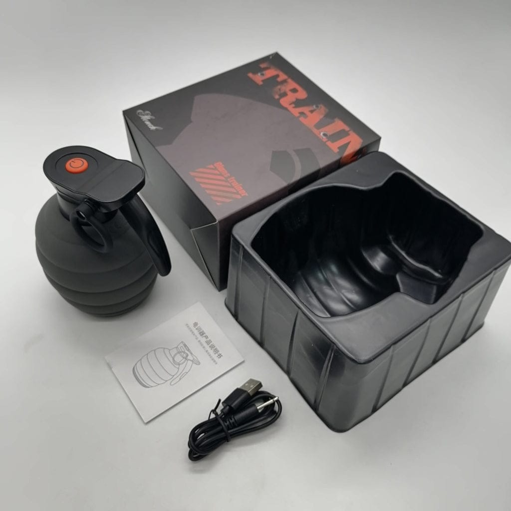 Stouch Locking-ring grenade vibrating cup male penis Massager - product photo 3
