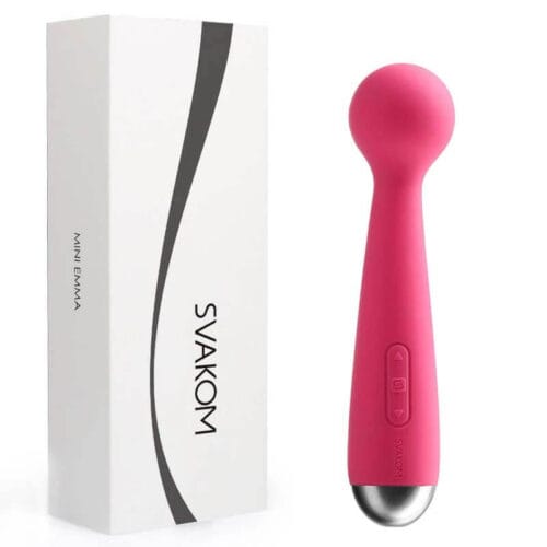 Svakom Mini Emma Flexible Ultra Soft Clitoris Double Wand Vibrator - main product photo
