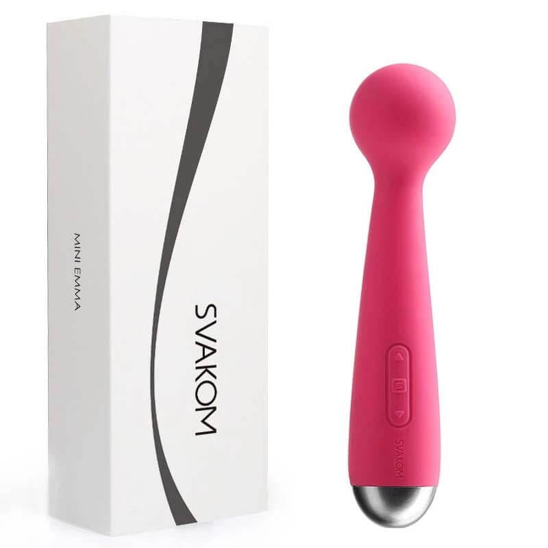 Svakom Mini Emma: flexible double wand vibrator Svakom Mini Emma flexible double wand vibrator for broad external stimulation