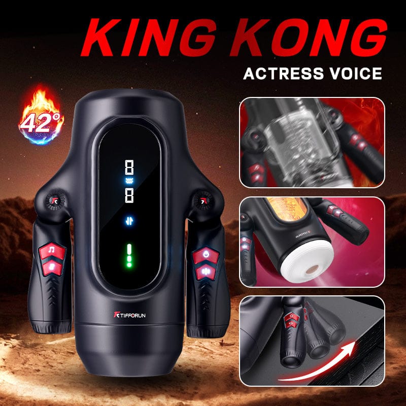 Tifforun King Kong Telescopic Vibration Fully Automatic Electric Male Masturbator - product photo 2