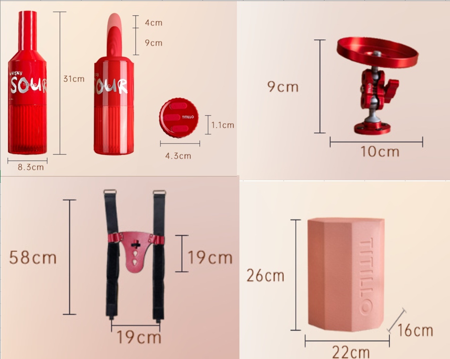 TITILLO WHISKY Sour G spot Gun machine for women - product photo 6
