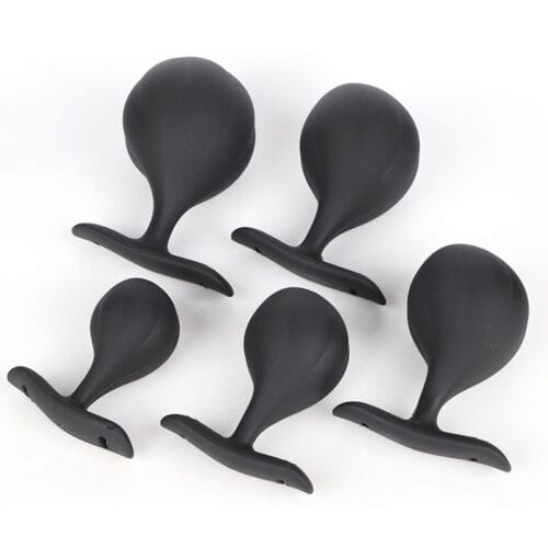 Wearable Anal Plug with Built-in Steel Ball Anal Toys - product photo 4