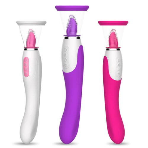 Wistone 3 in 1 Sucking, Licking & Vibrating Female Masturbator - main product photo